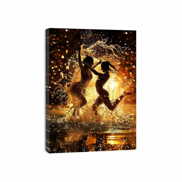 Splash Dance Canvas Print