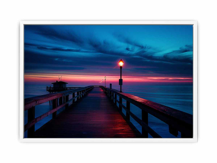 Beautiful Pier Framed Print