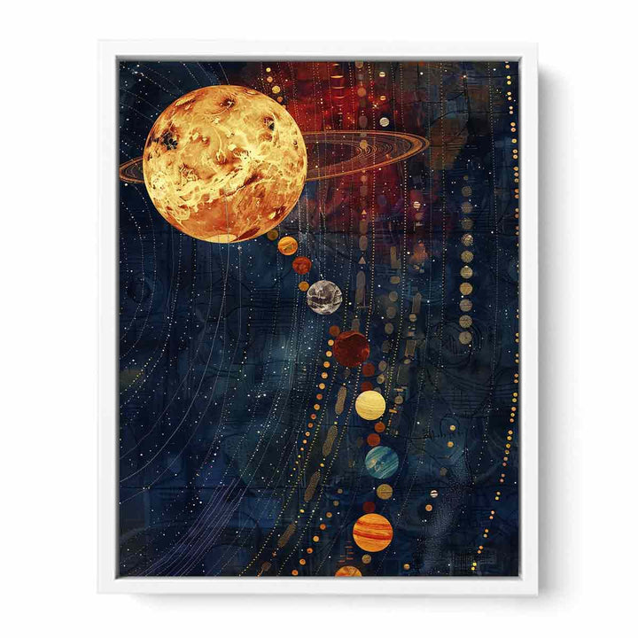 Solar System Framed Print