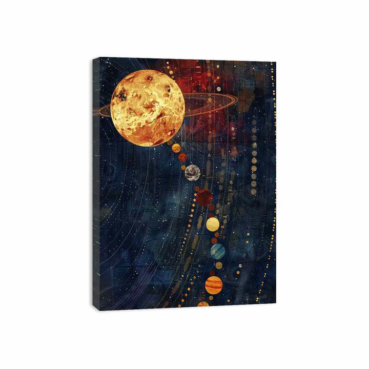 Solar System Canvas Print