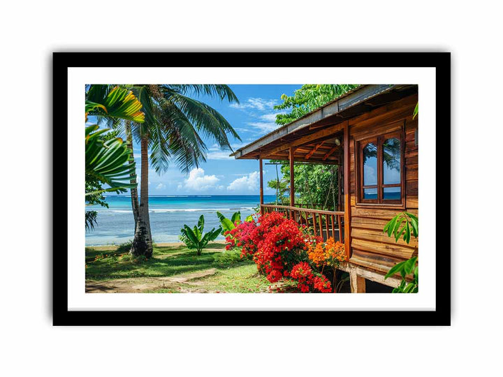 Beach Front Living   Art Print