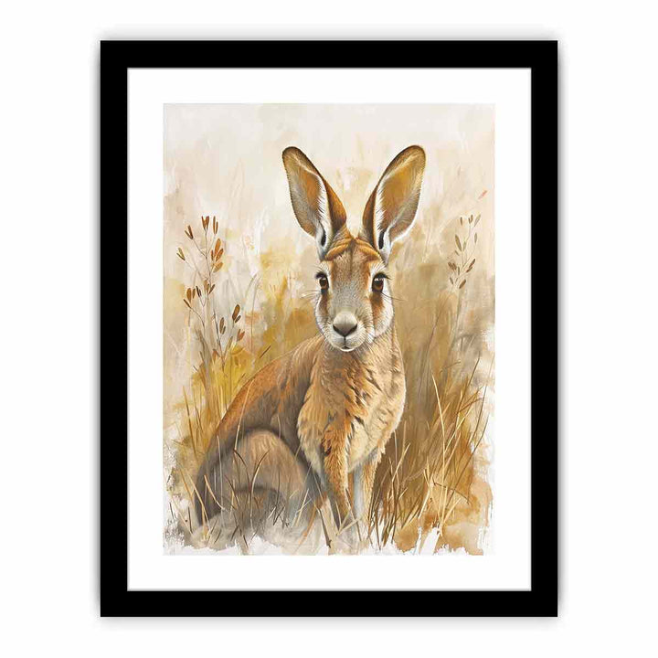 Wallaby  Art Print