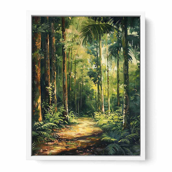 Rainforest Path Framed Print