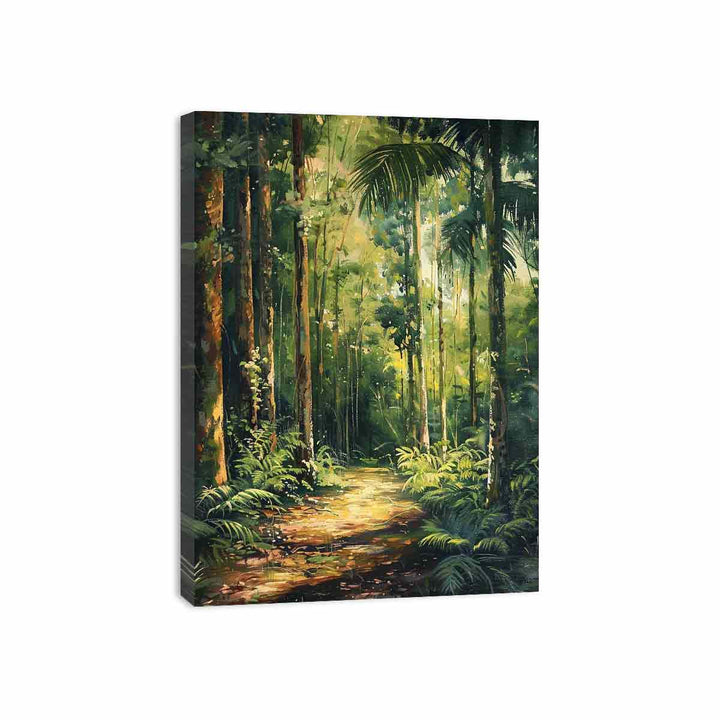 Rainforest Path Canvas Print