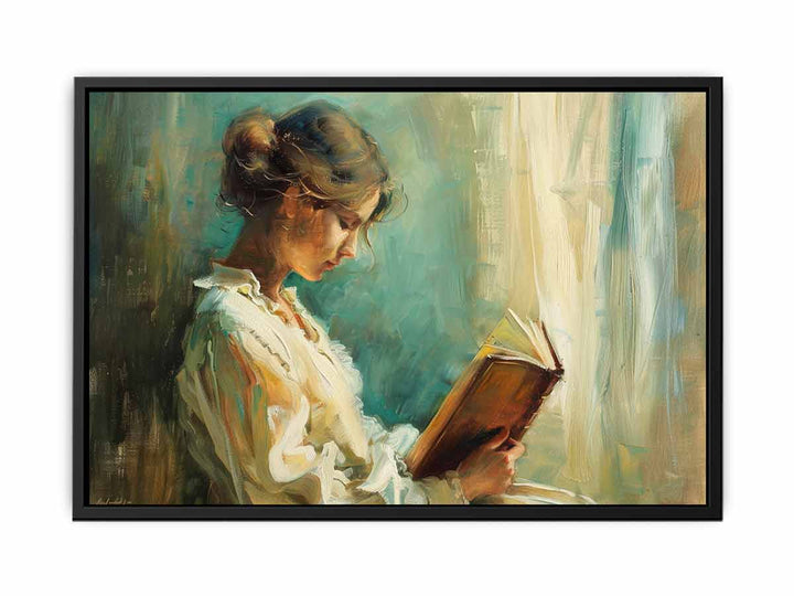 Woman Reading   Painting