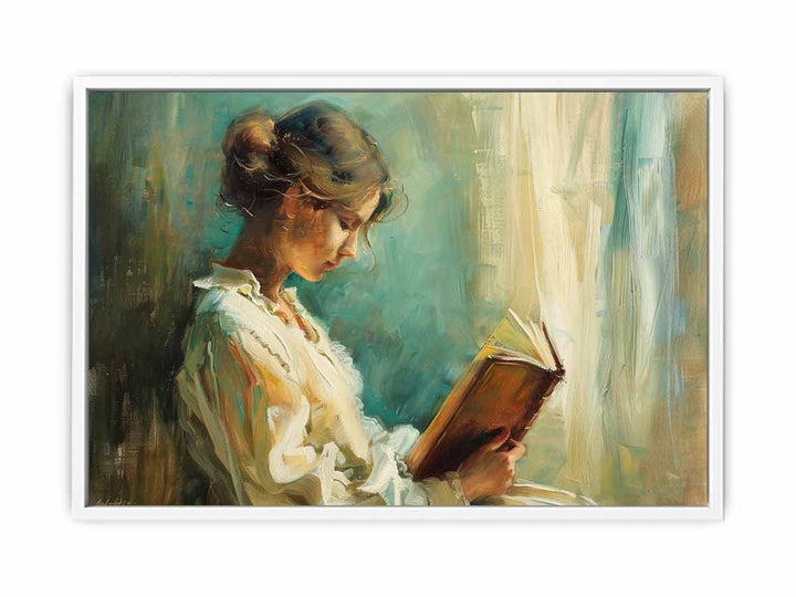 Woman Reading  Framed Print