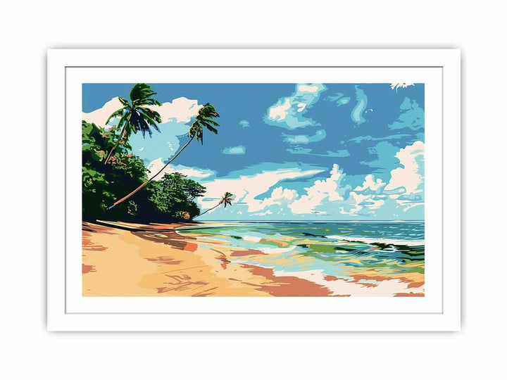 Beachscape Streched canvas