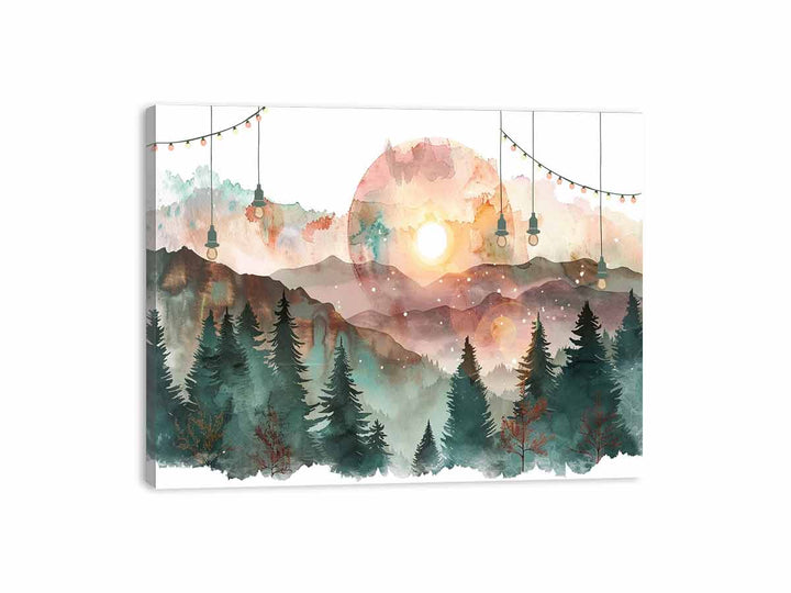 Scene Canvas Print