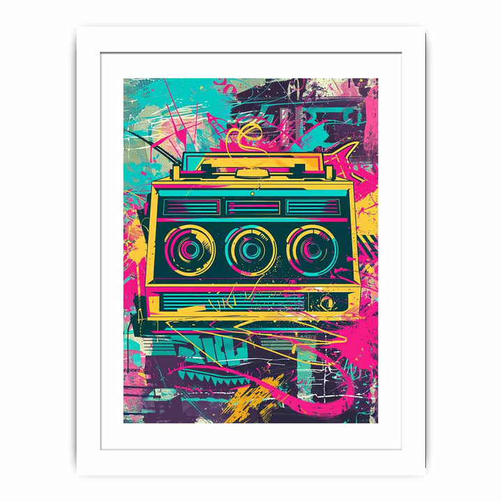 Boombox  Streched canvas