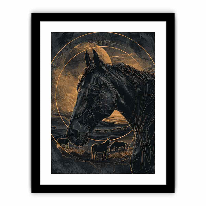 Horse   Art Print