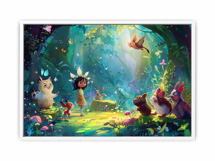 Kids Movie Framed Print