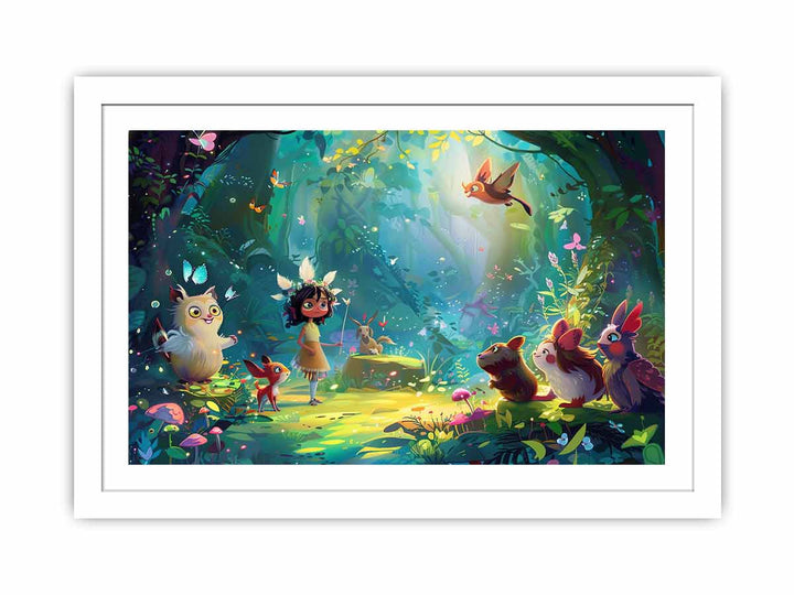 Kids Movie Streched canvas