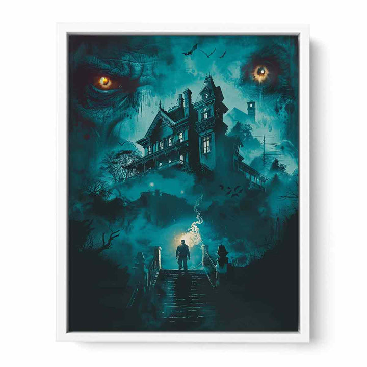 Horror Scene  Framed Print