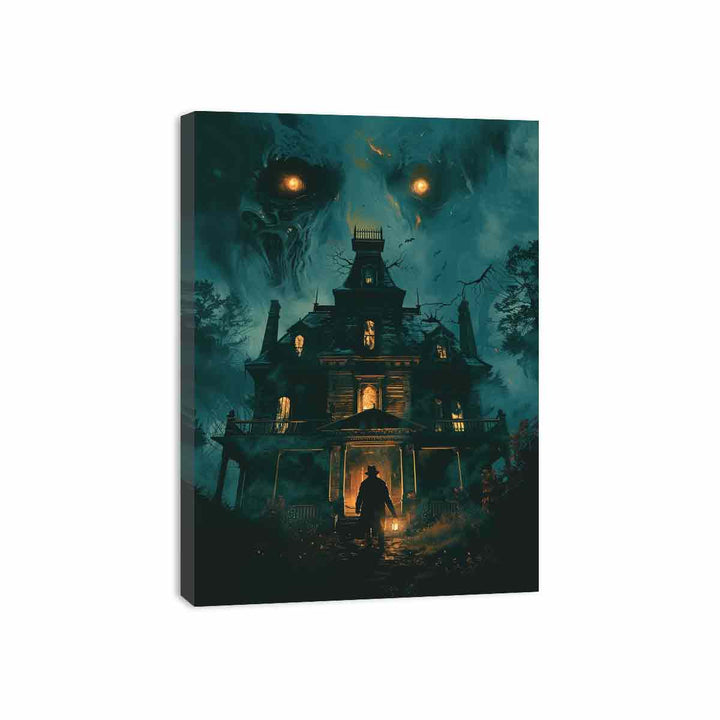 Horror Scene  Canvas Print