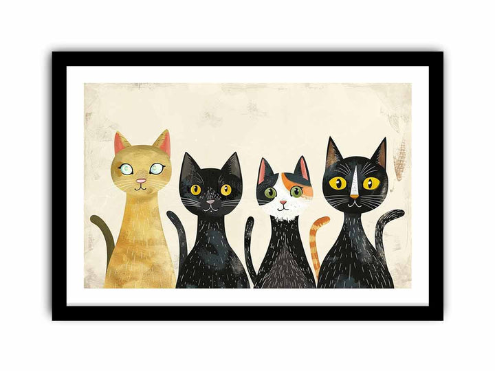 Cats   Art Print