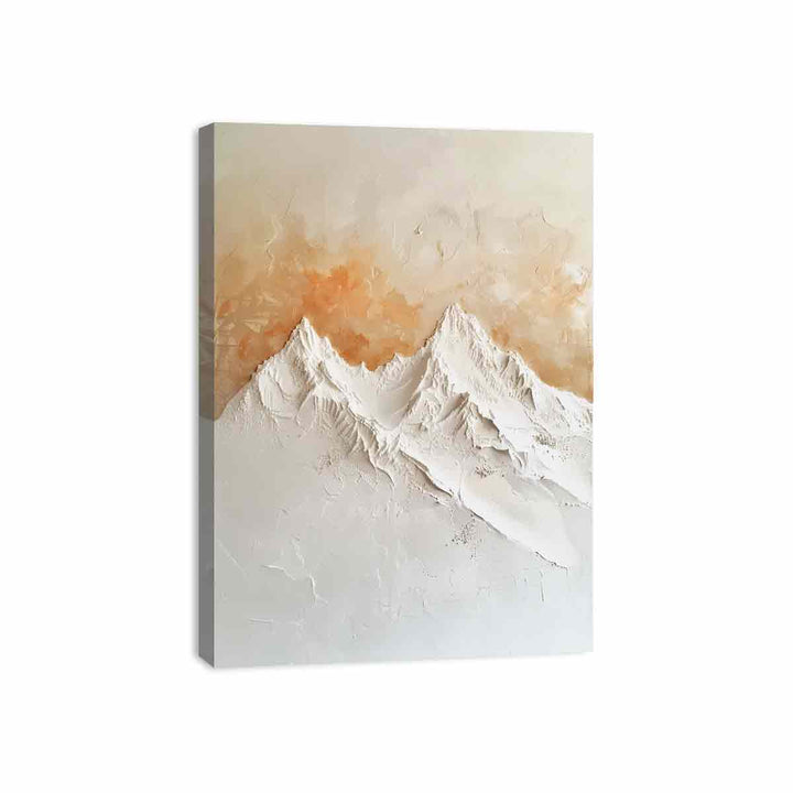 3D Mountian  Canvas Print