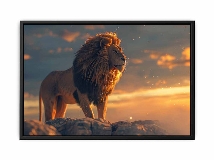 Stunning Lion  Painting