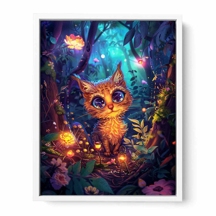 Mystical Cat  Framed Print