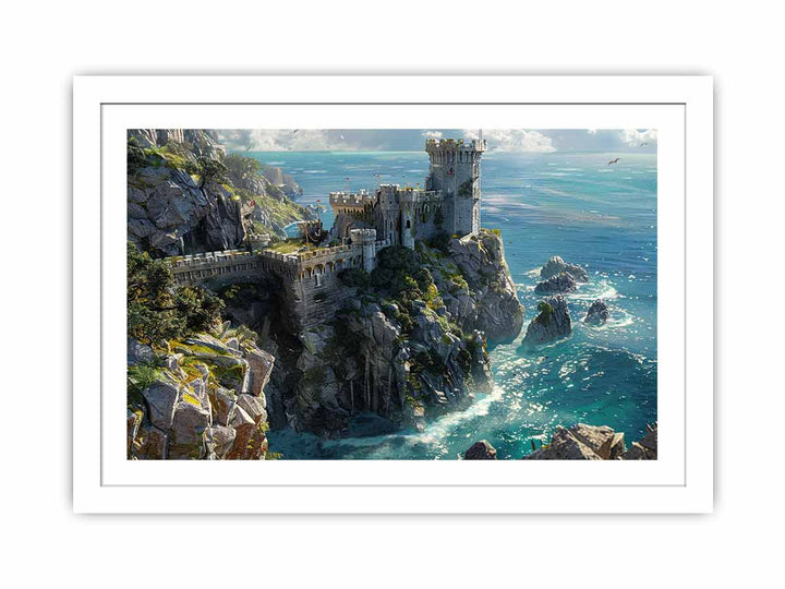 Magestic Castle Streched canvas