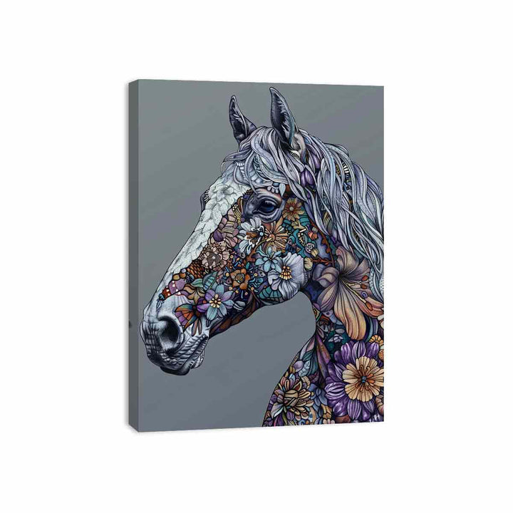 Colorfull Horse  Canvas Print