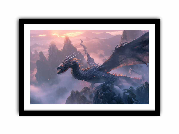 Dragon Flying   Art Print