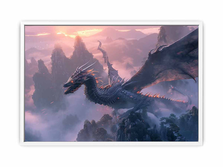 Dragon Flying  Framed Print