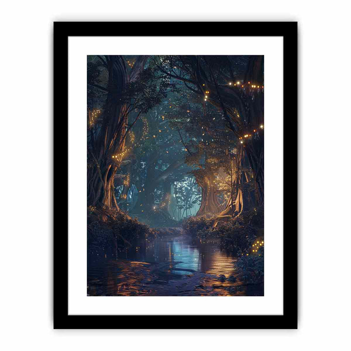 3D Forest  Art Print