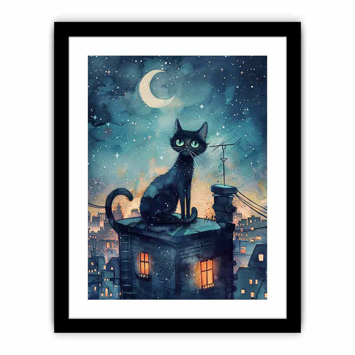 Cute Cat   Art Print