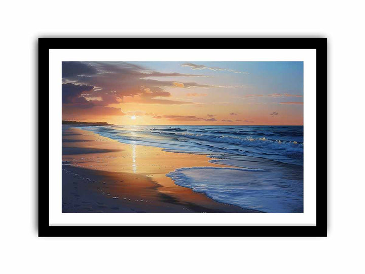 Beach Scene   Art Print