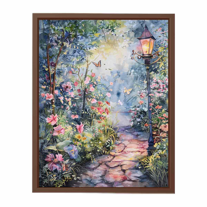 Evening Garden   Poster