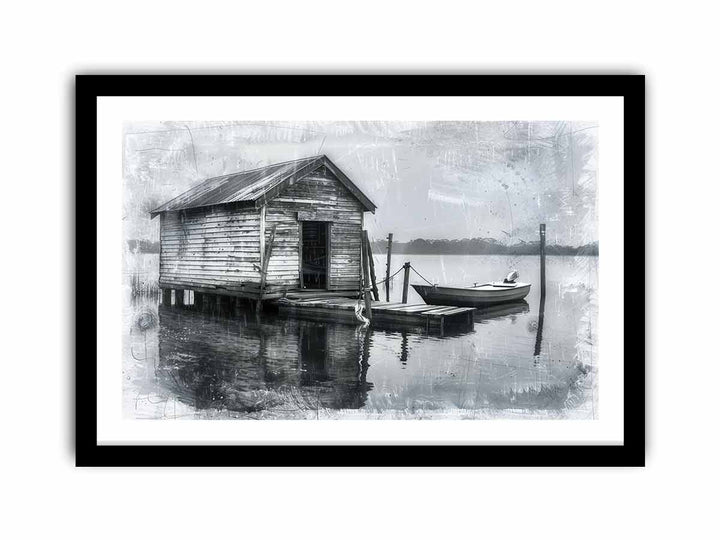 Fishing Shack   Art Print