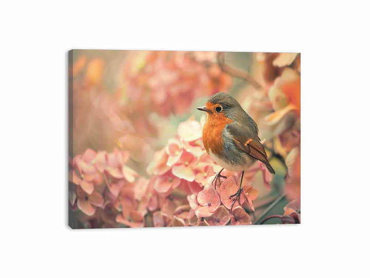 Little Robin Canvas Print