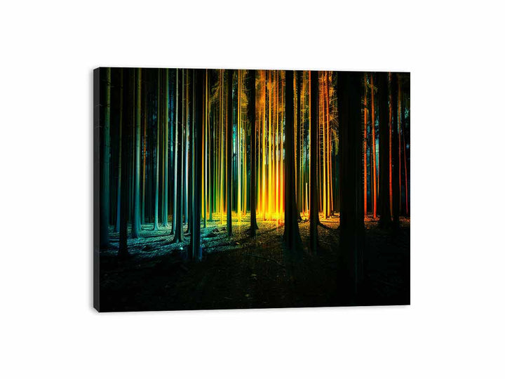 Golden Trees Canvas Print