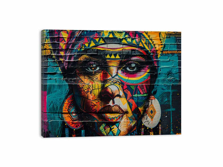 Street Mural Canvas Print