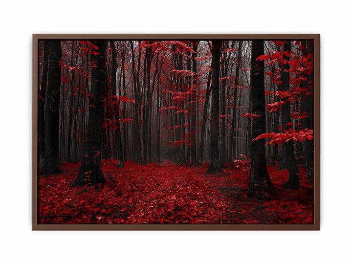 Red Trees  Poster