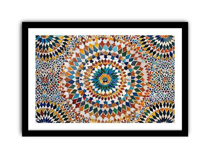 Moroccan Wall Pattern  Art Print