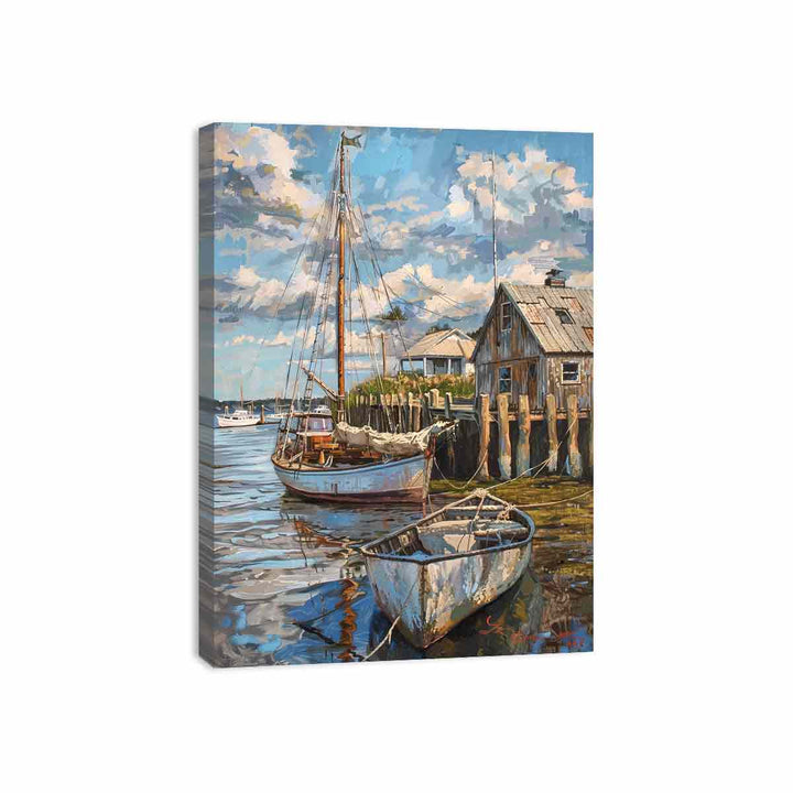 Beach House  Canvas Print