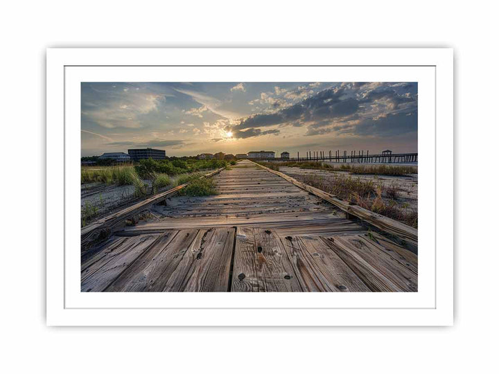 Hampton Pier Streched canvas