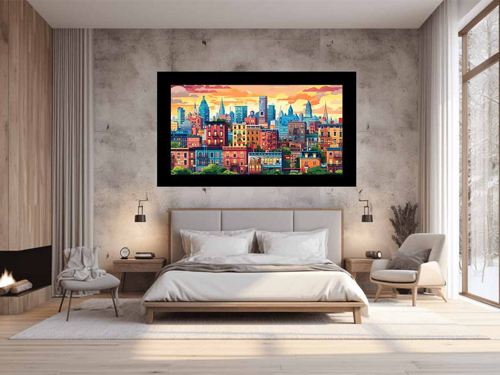 Vibrant Cityscape  