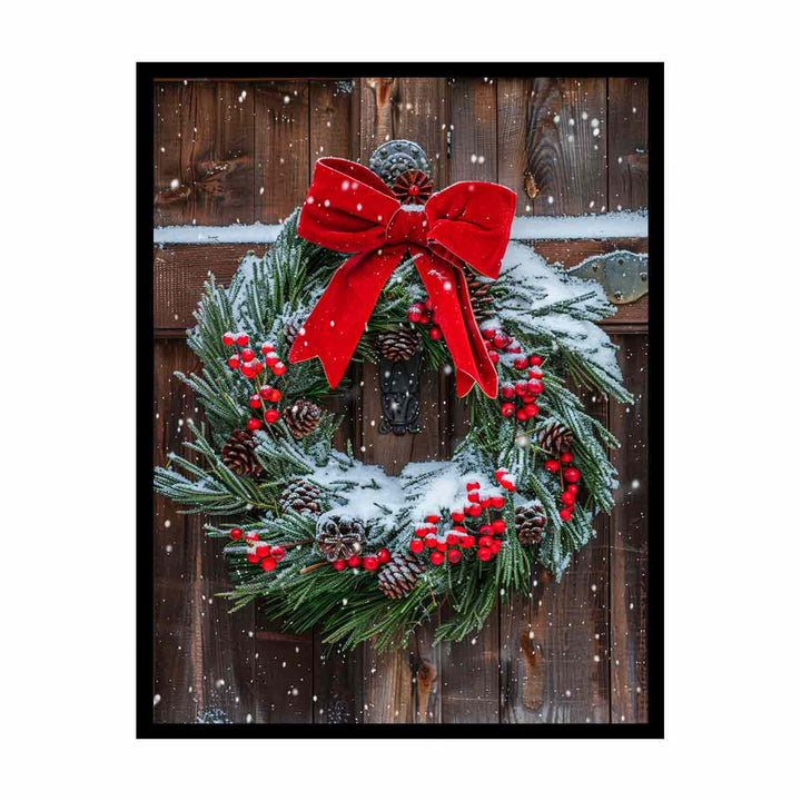 Christmas Wreath   Painting