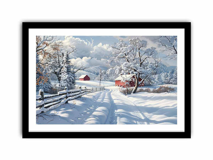 Winter Landscape   Art Print