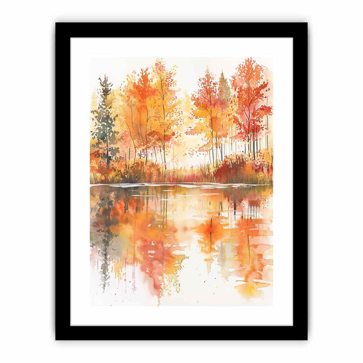 Lake Side   Art Print