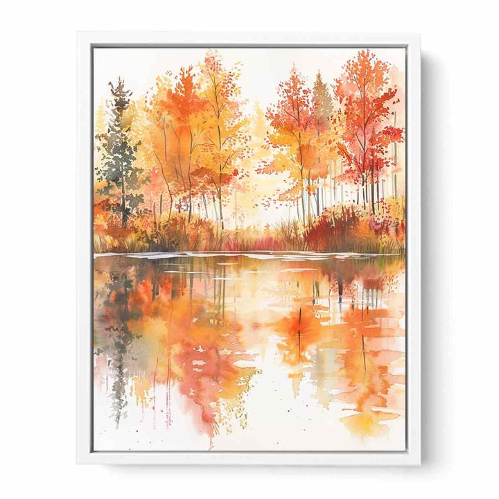 Lake Side  Framed Print