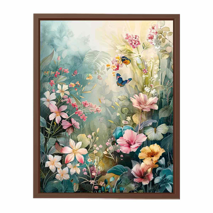 Garden Flowers   Poster