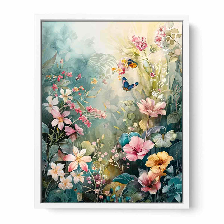 Garden Flowers  Framed Print