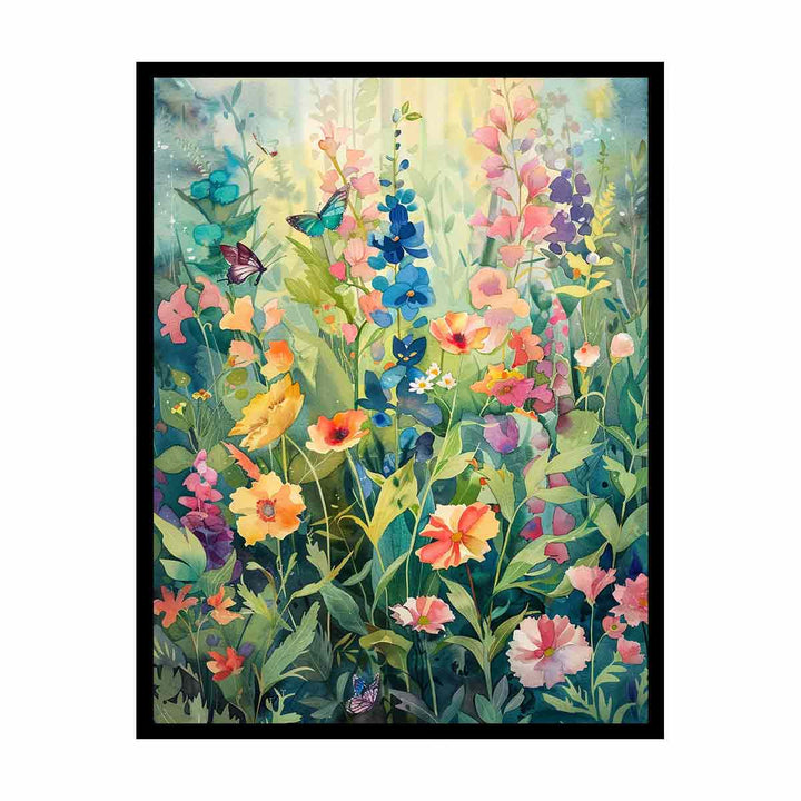 Garden Flowers   Painting