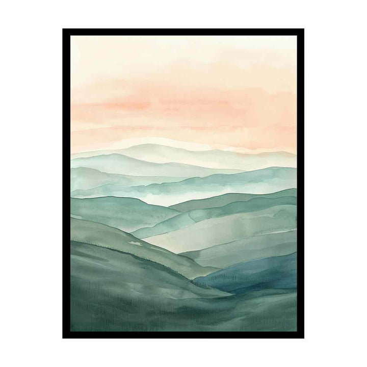 Serene Landscape   Painting