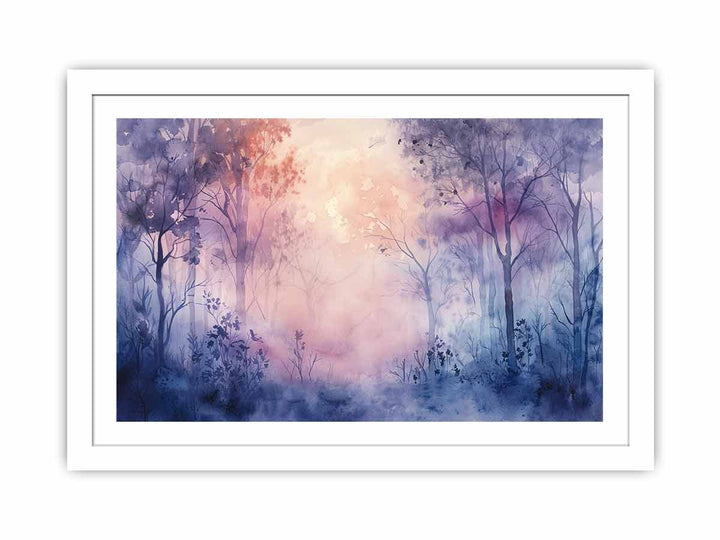 Misty Forest  Streched canvas