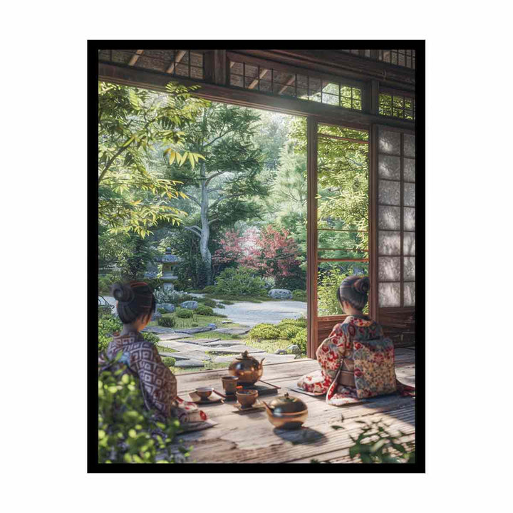 Garden Coffee  Painting