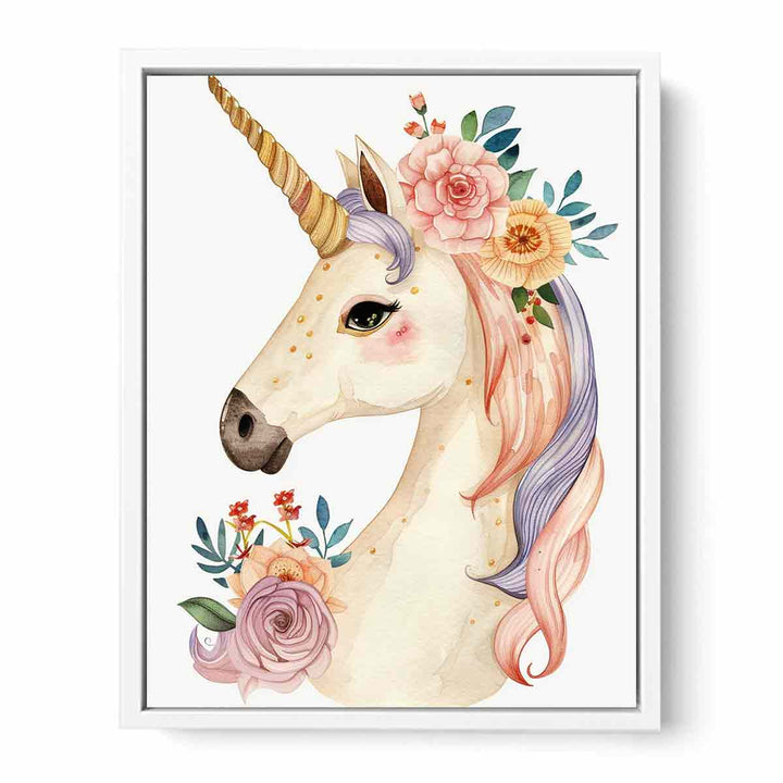 Cute Unicorn Framed Print